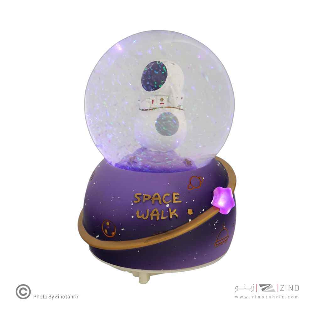 گوی موزیکال چراغ دار طرح فضانورد کد166